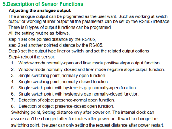 Adjust the parameters of the liquid level sensor
