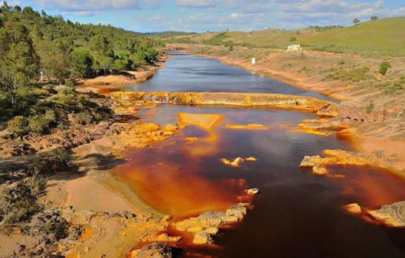 Heavy metal pollution in rivers