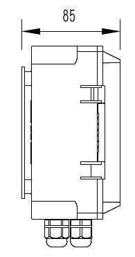 Medidor de caudal KUFS2000A2, Dimensión 2
