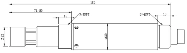 أبعاد مستشعر الملوحة عبر الإنترنت KWS-360