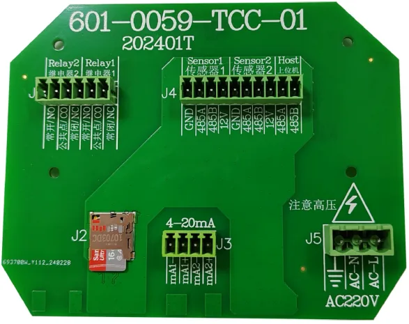 Connexion arrière du contrôleur en ligne KWC-110