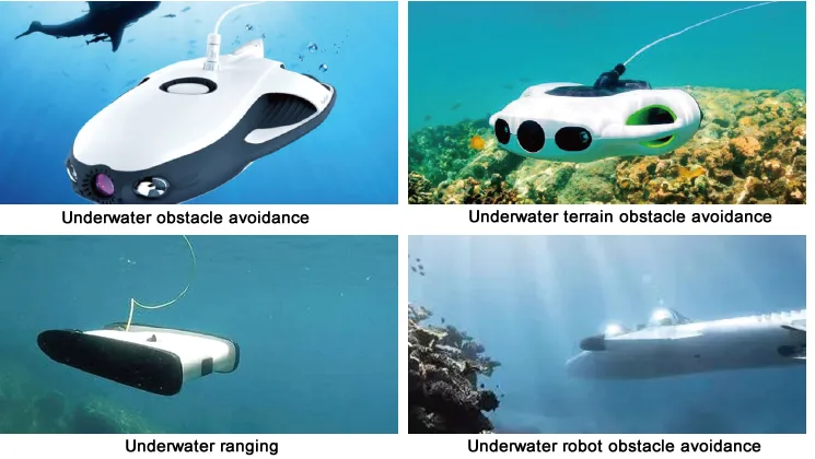 KUS-W80 Aplicación del sensor de evitación de obstáculos submarinos