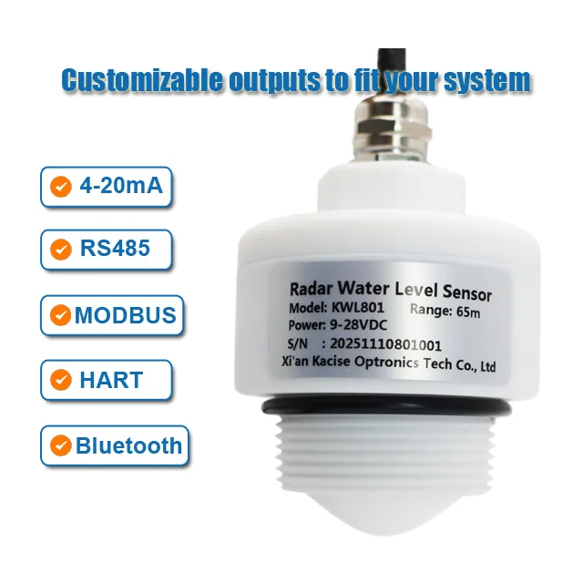 Capteur de niveau radar KWL801 (PTFE)