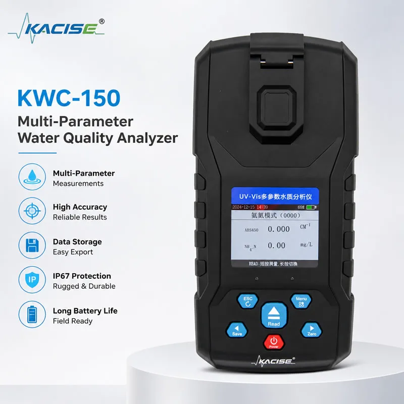 KWC-150 multiparameter-waterkwaliteitsanalysator – Promotieafbeelding van het product